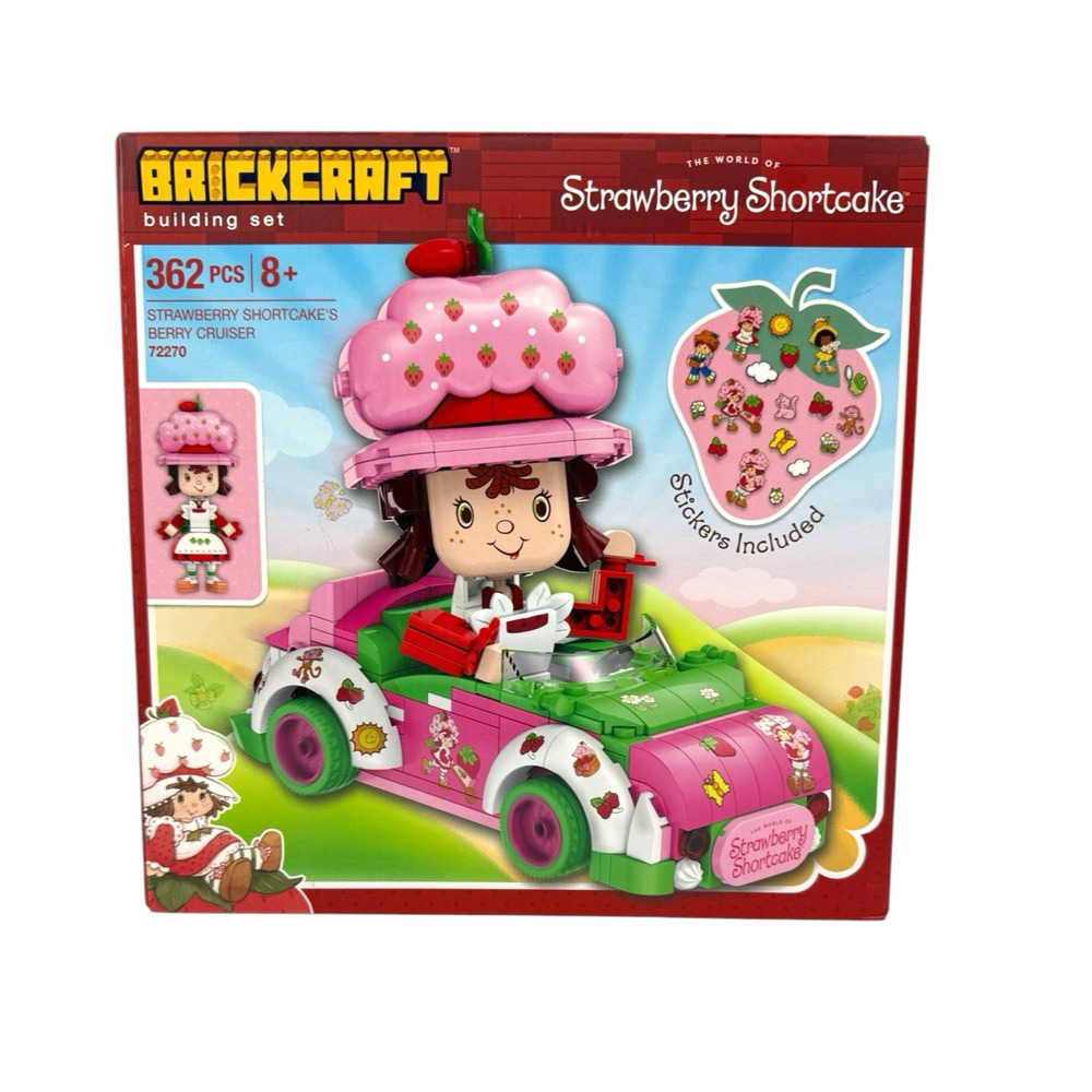 Strawberry Shortcake Berry Cruiser 362-Piece Brick Craft Building Set NIB